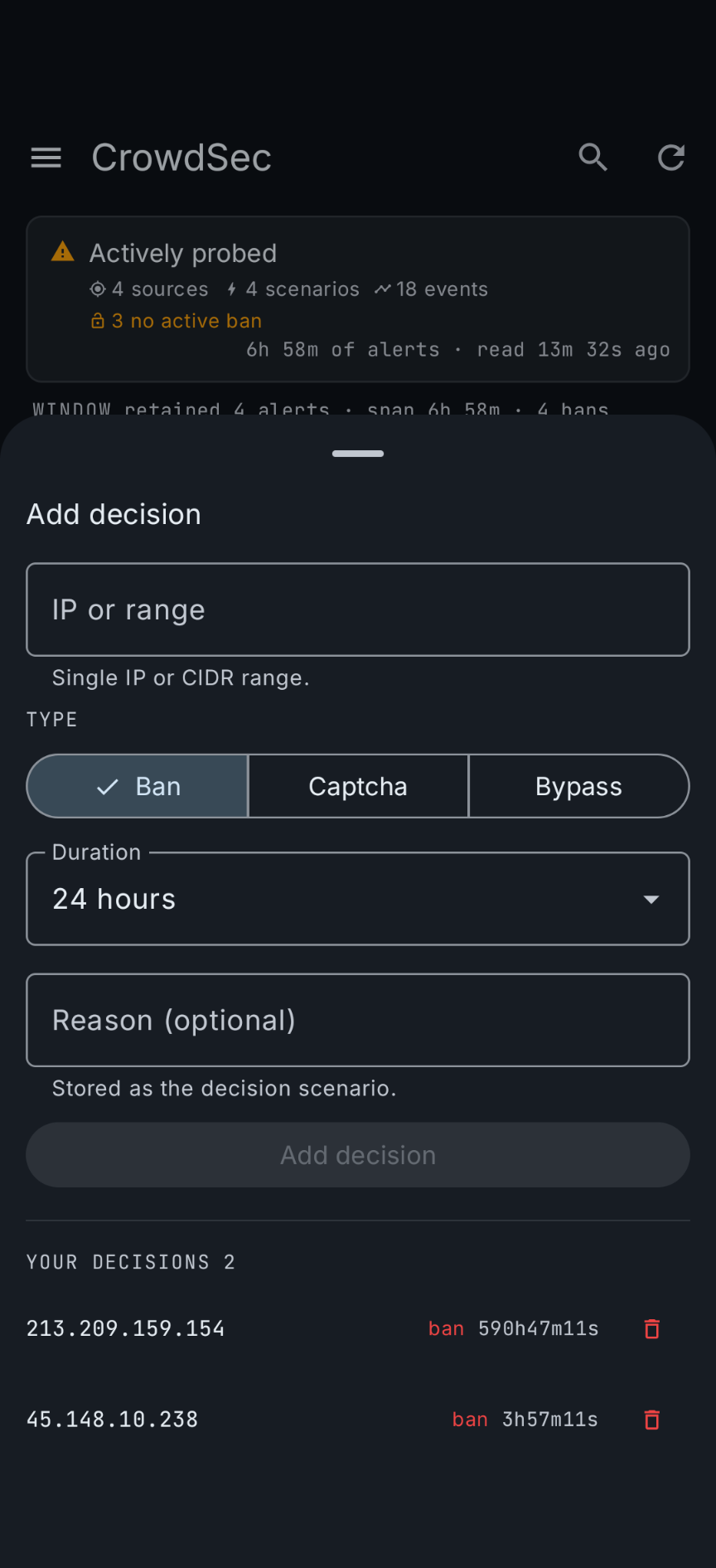 Add a decision
