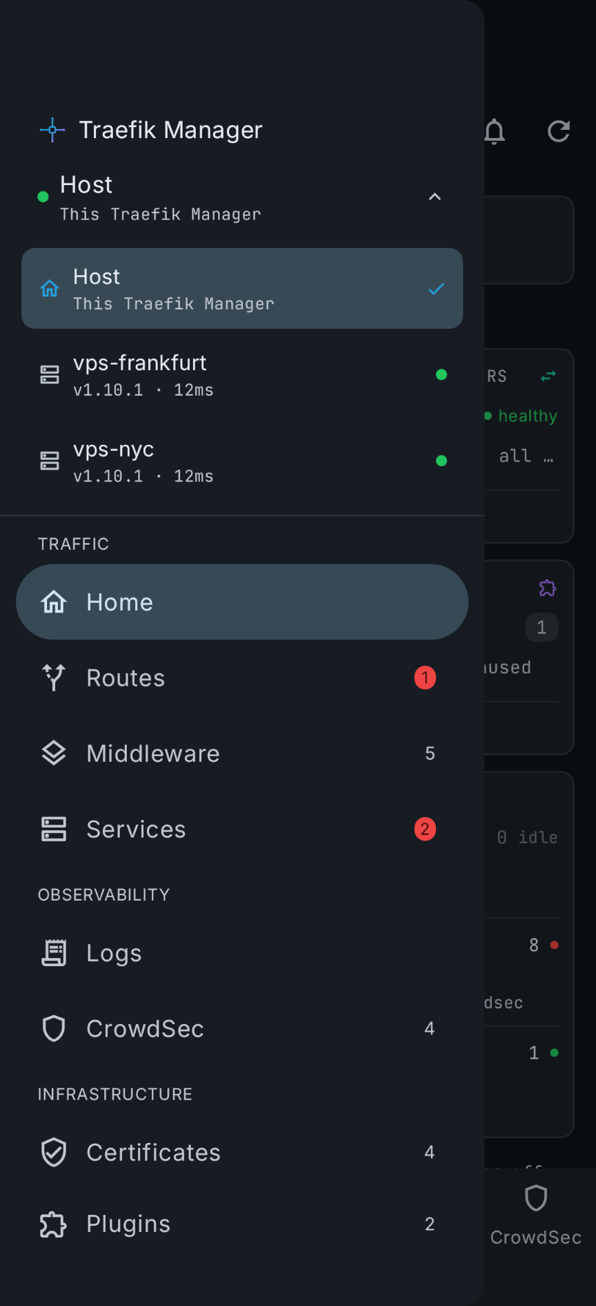 Navigation drawer