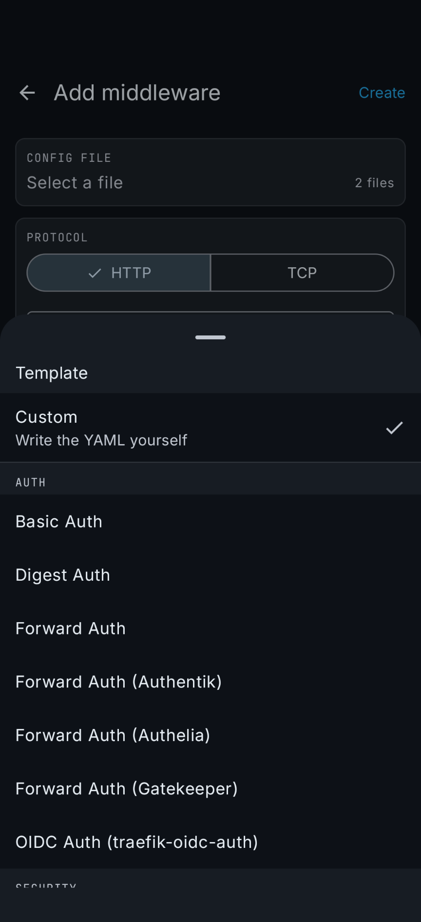 Add a middleware