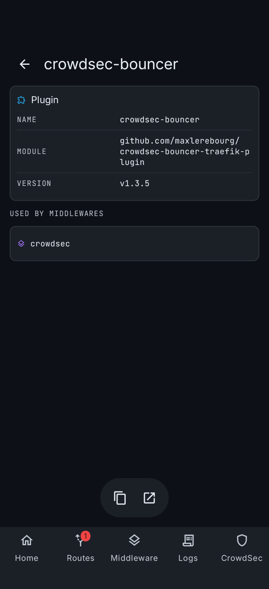 Plugin detail
