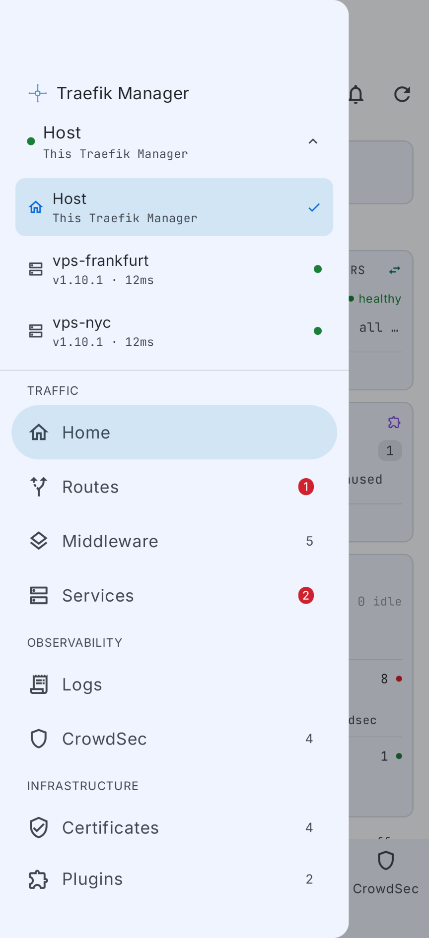Navigation drawer