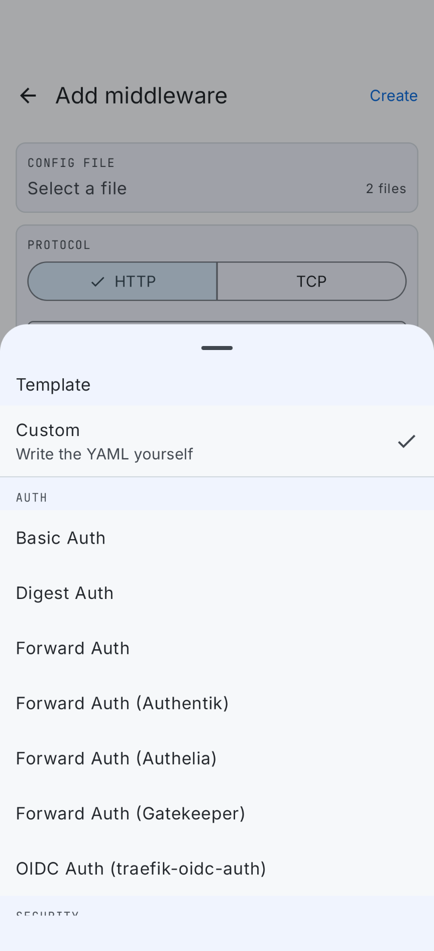 Add a middleware